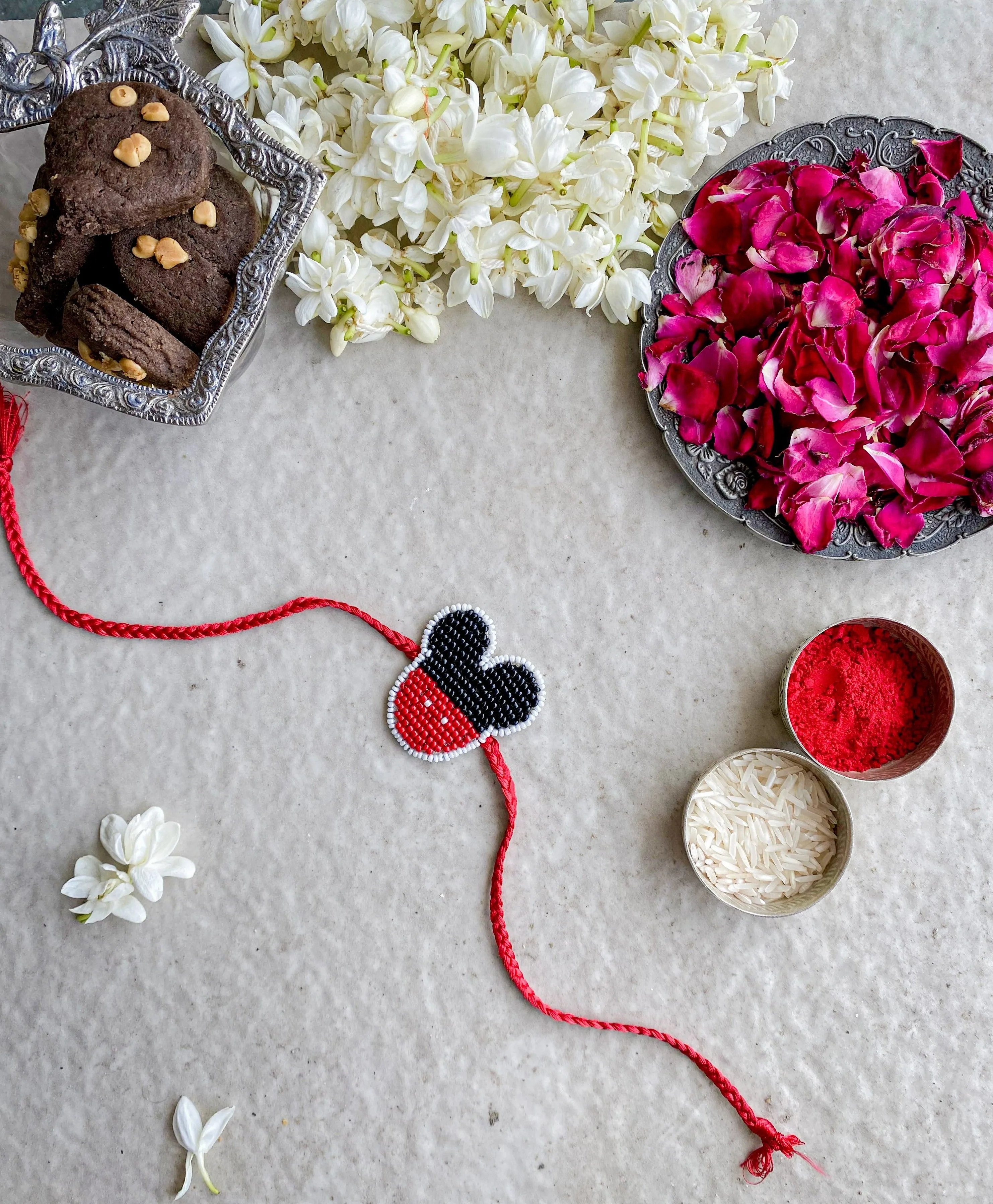 Mickey Mouse Embroidered Rakhi