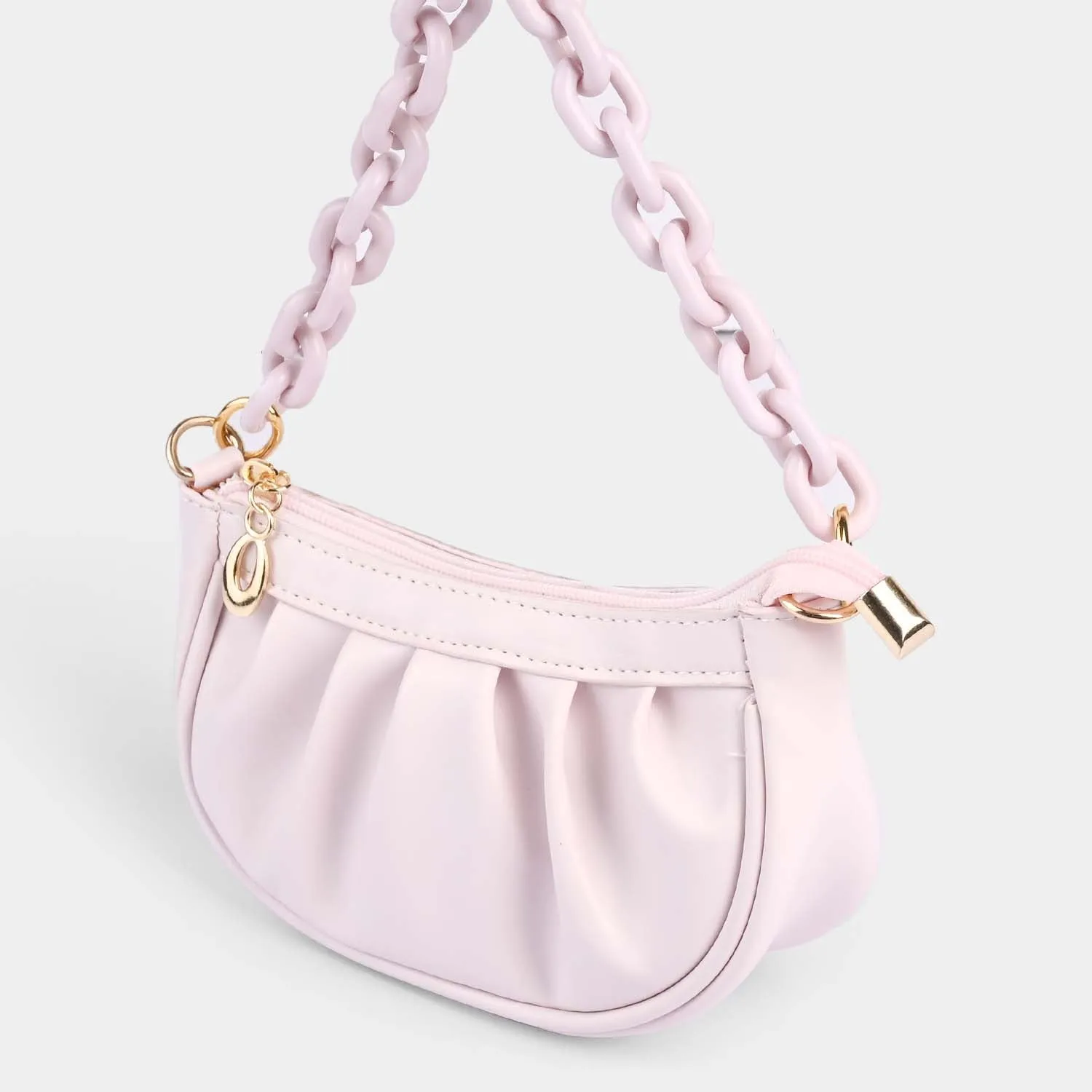 Mini Pleated Handbag For Girls