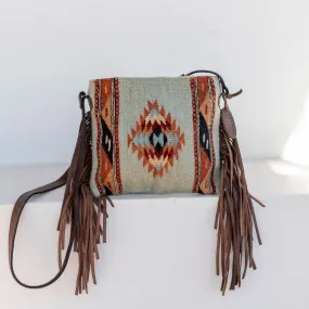 Mints   Diamonds Fringe Bag