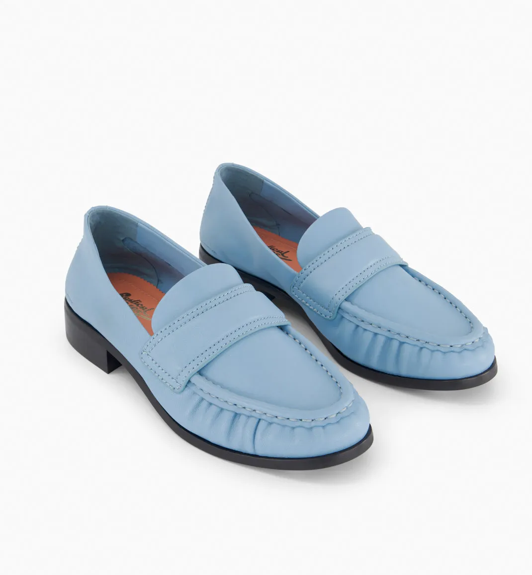 Cornflower Blue Miro Leather Loafer: Stylish and Comfortable