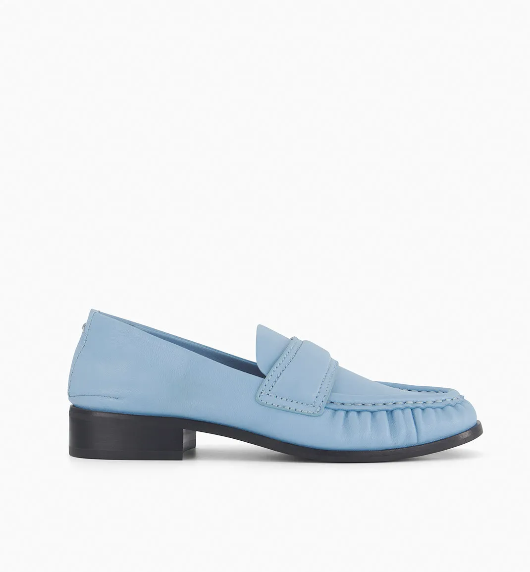 Cornflower Blue Miro Leather Loafer: Stylish and Comfortable