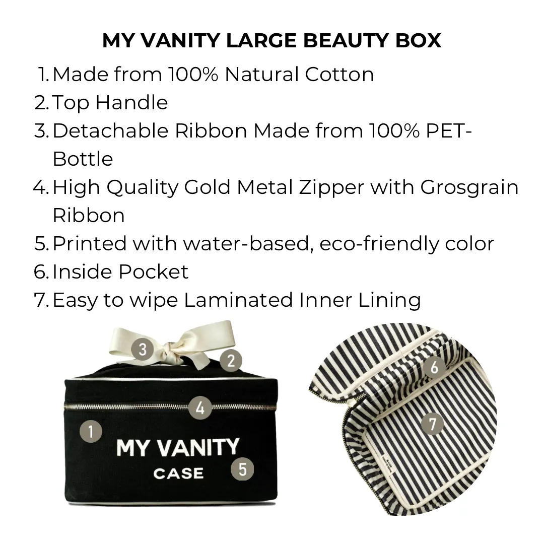 My Vanity Large Beauty Box, Black