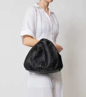 Nia Woven Handbag | Black