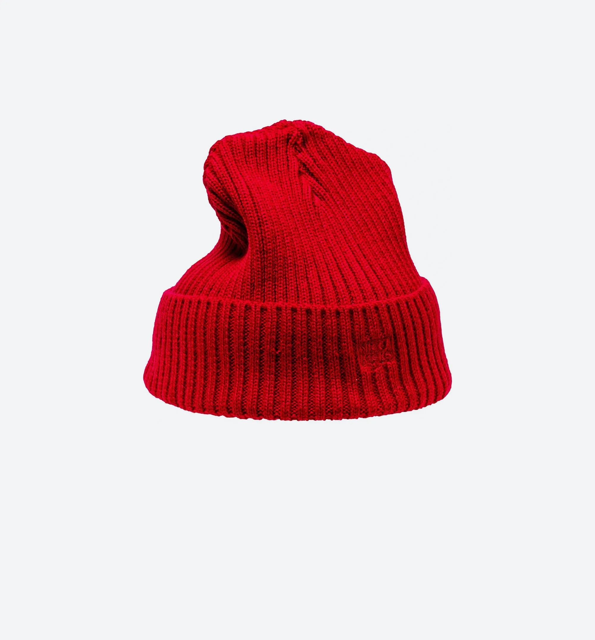 Nice Kicks Box Logo Beanie - Red