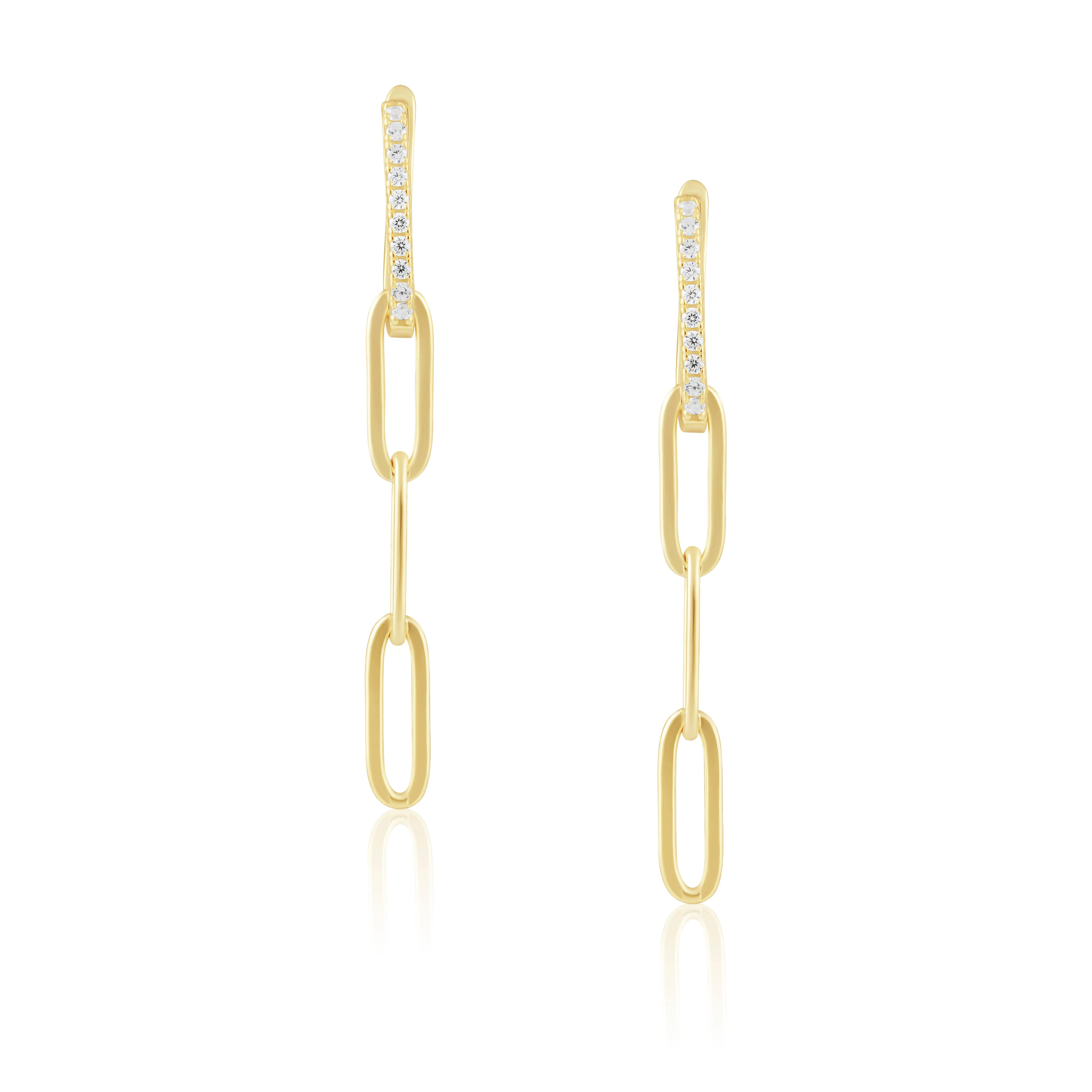 Nina CZ Drop Earring