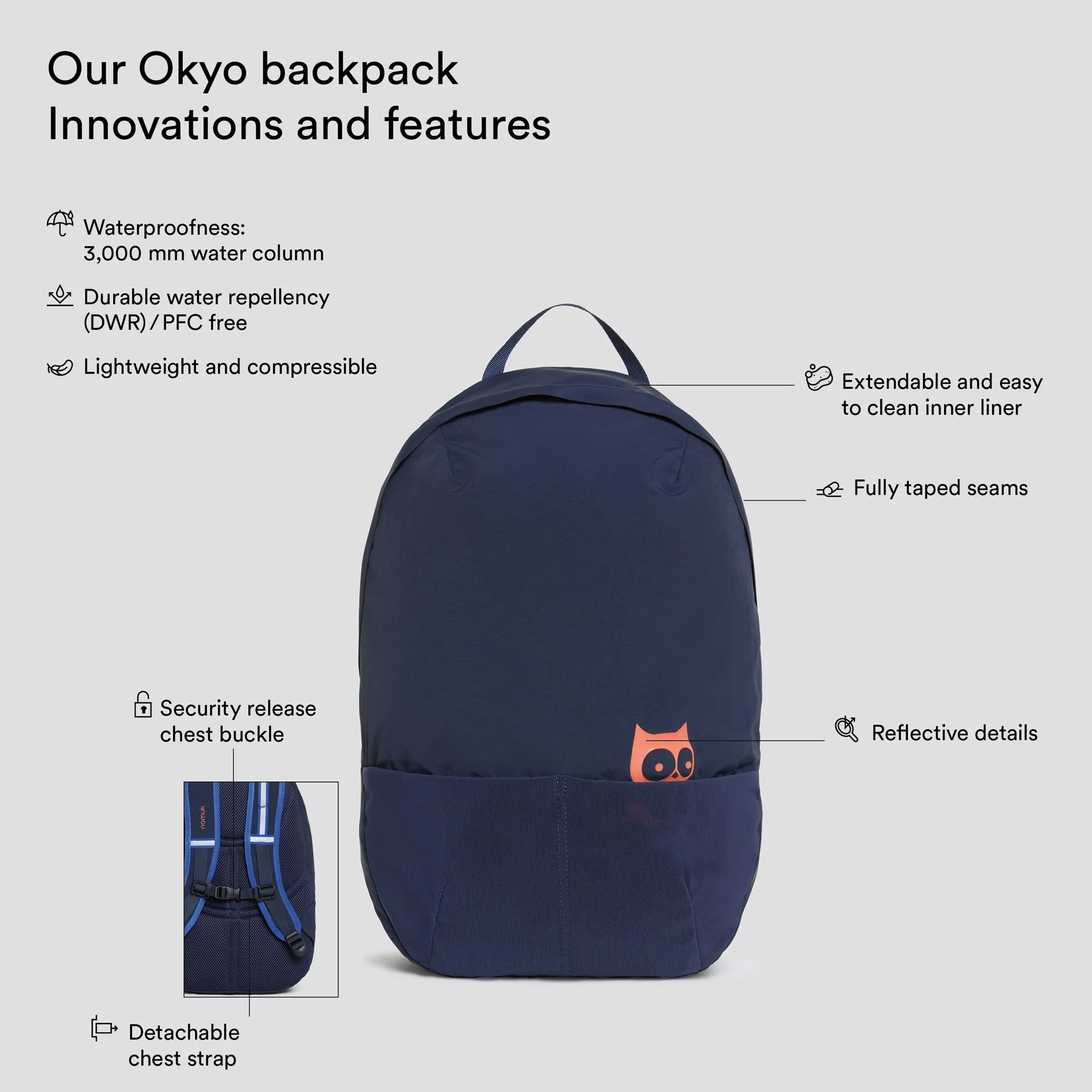 Okyo backpack 14L