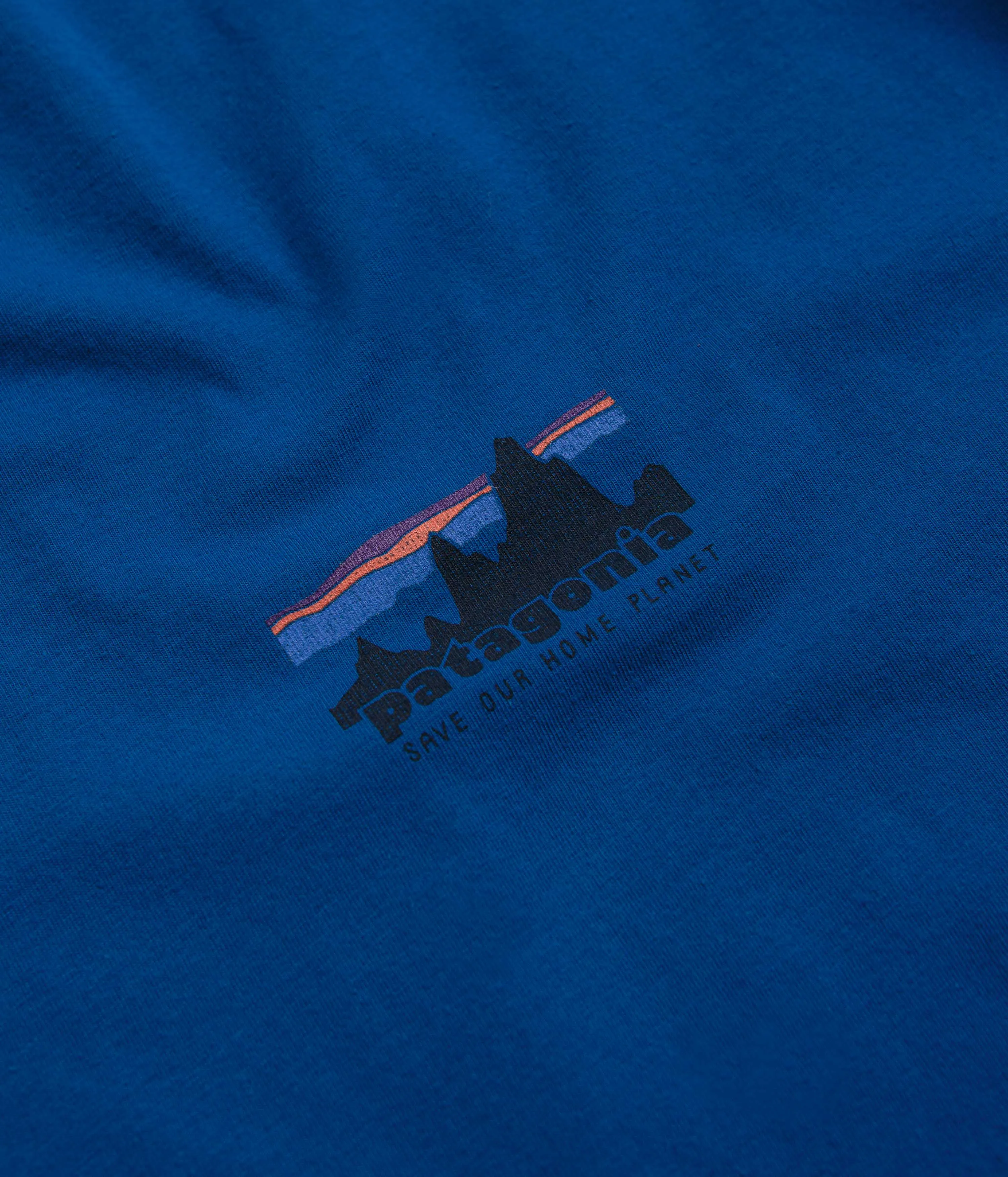 Patagonia 73 Skyline Organic T-Shirt - Endless Blue