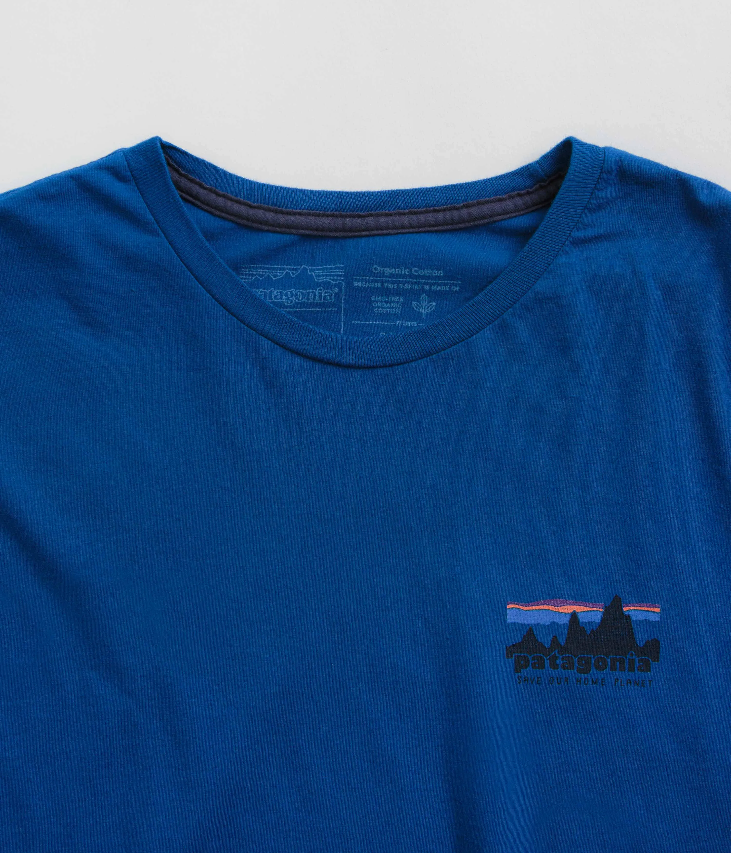 Patagonia 73 Skyline Organic T-Shirt - Endless Blue