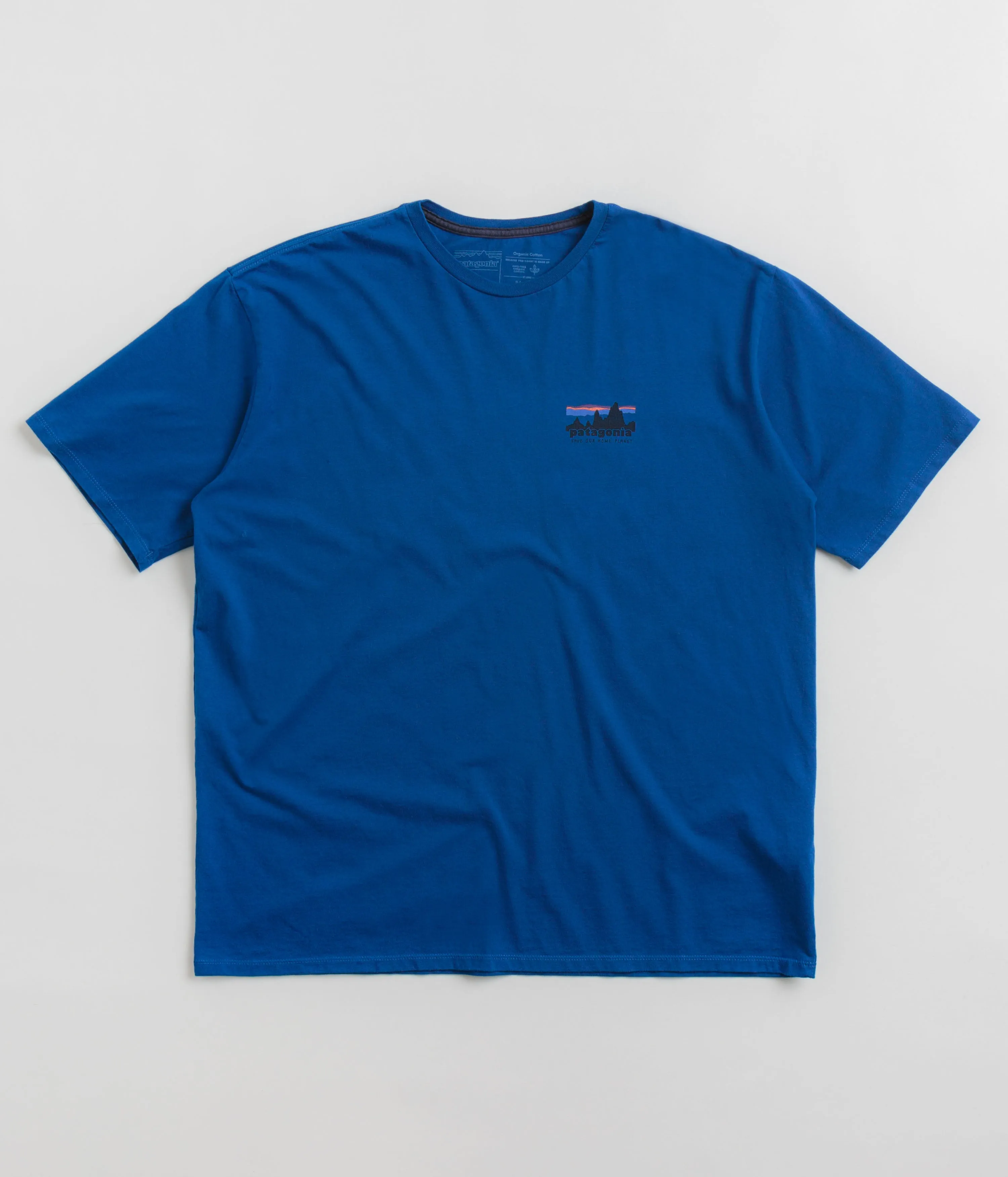 Patagonia 73 Skyline Organic T-Shirt - Endless Blue