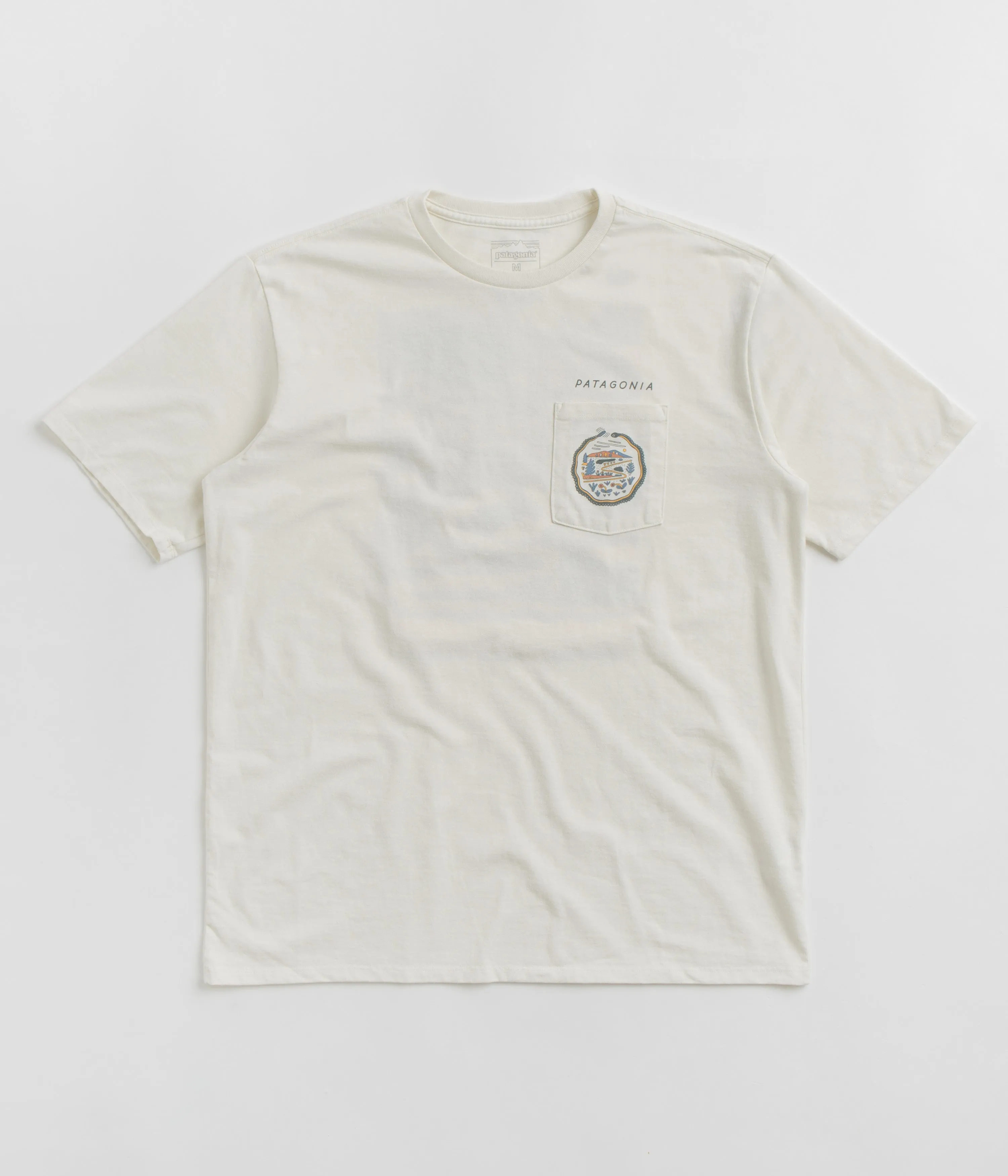 Patagonia Commontrail Pocket Responsibili-Tee T-Shirt - Birch White