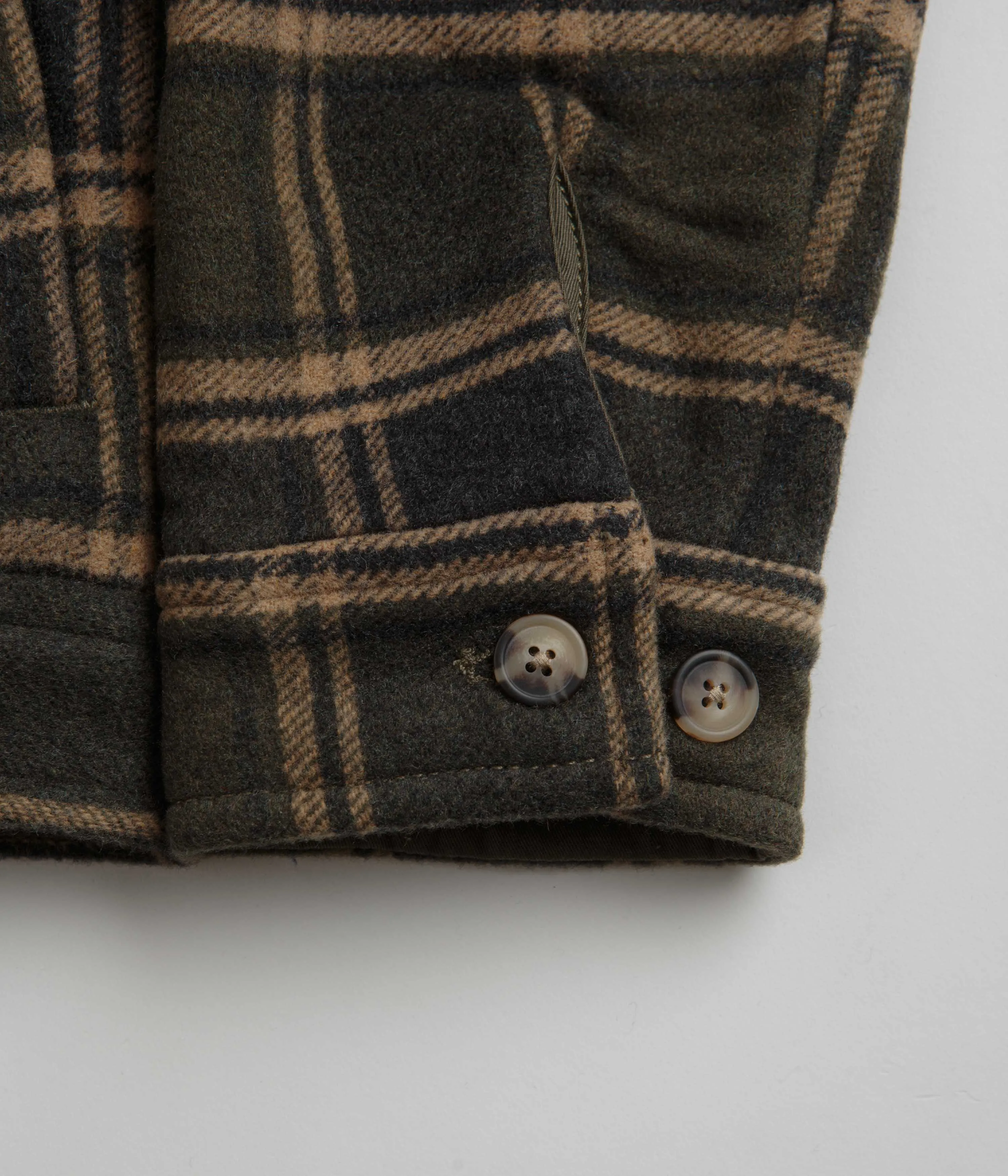 Patagonia Melton Wool Trucker Jacket - Hope: Basin Green