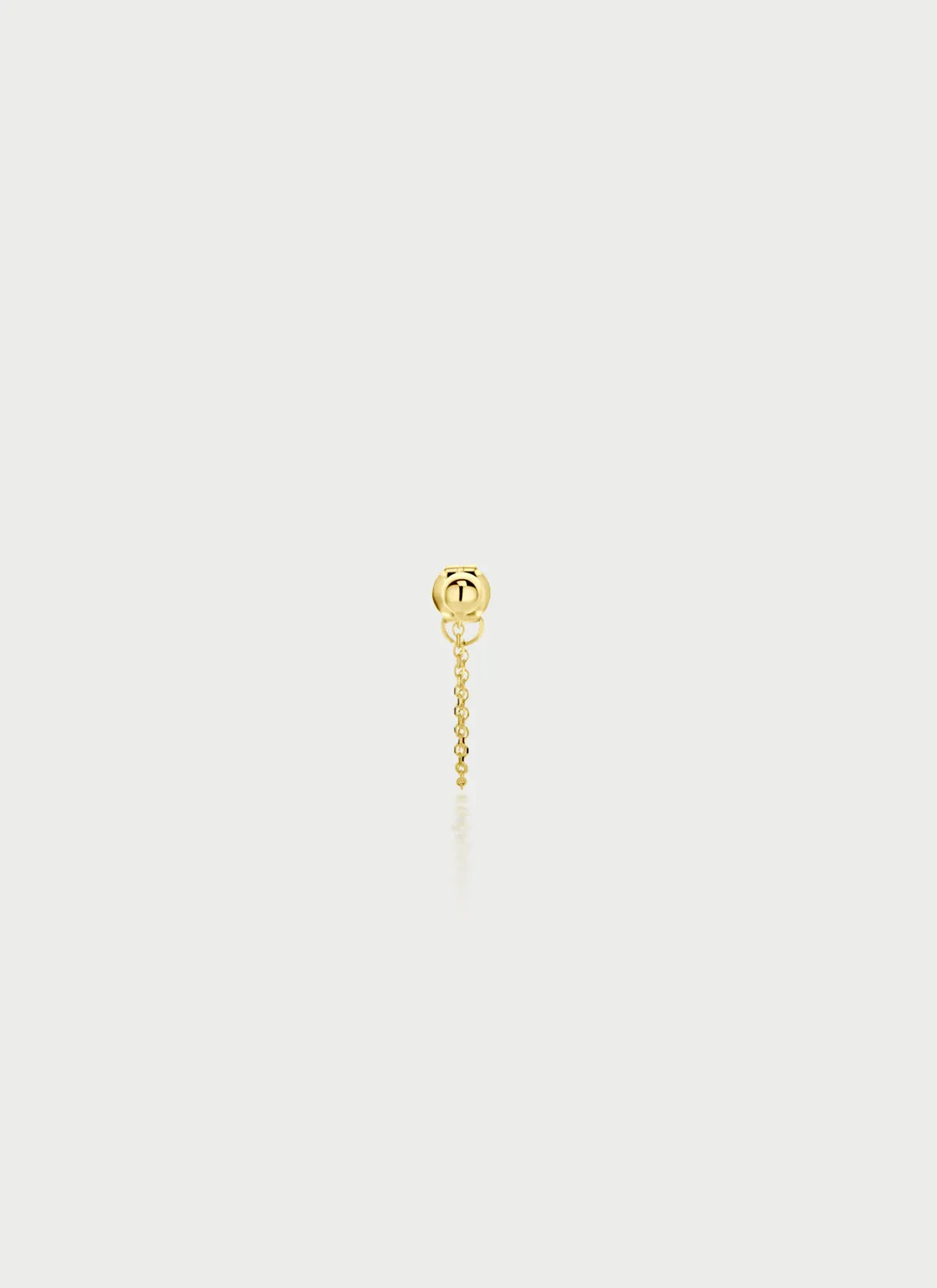 Pinhead earstud 14k gold