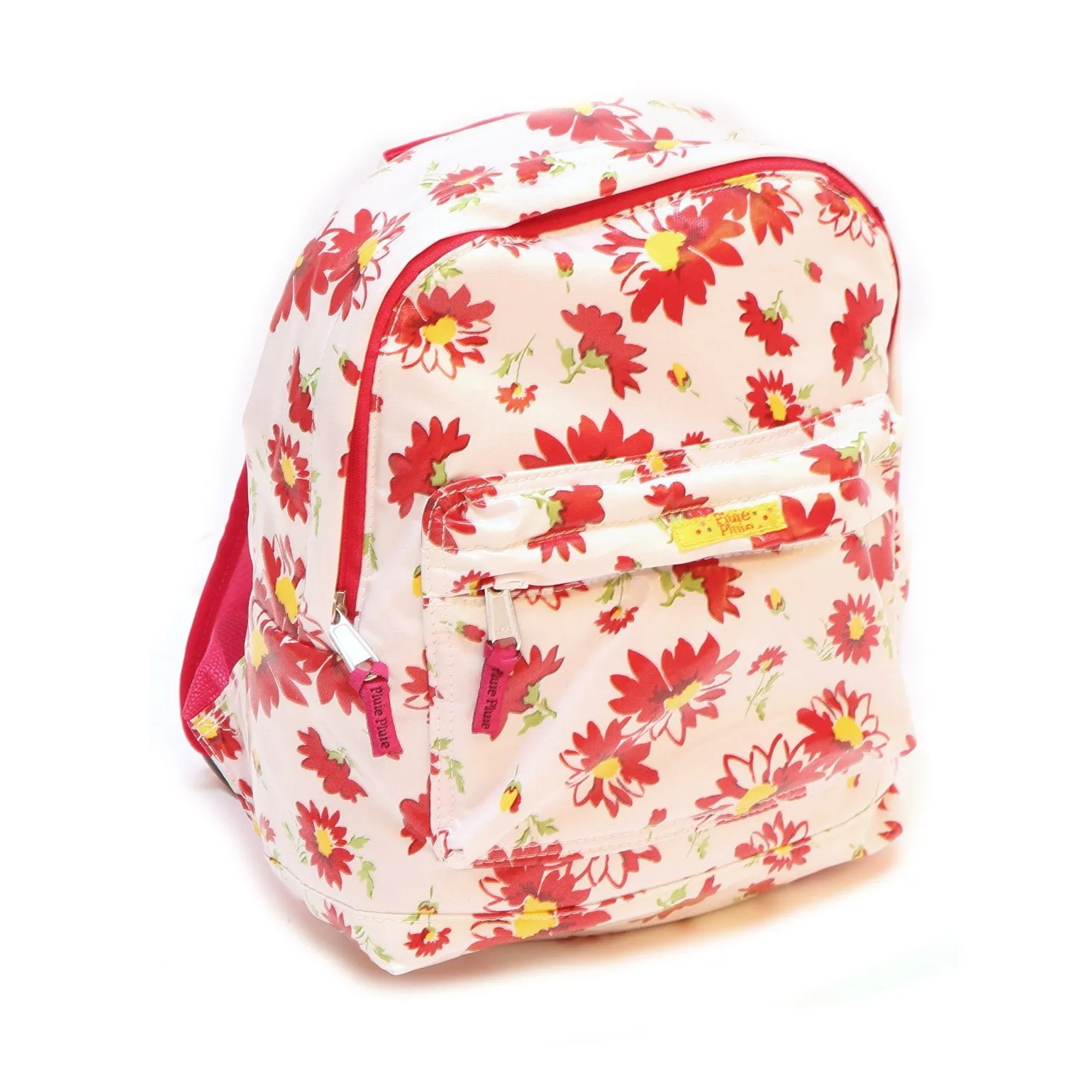 Pluie Pluie Girls Red Flower Backpack