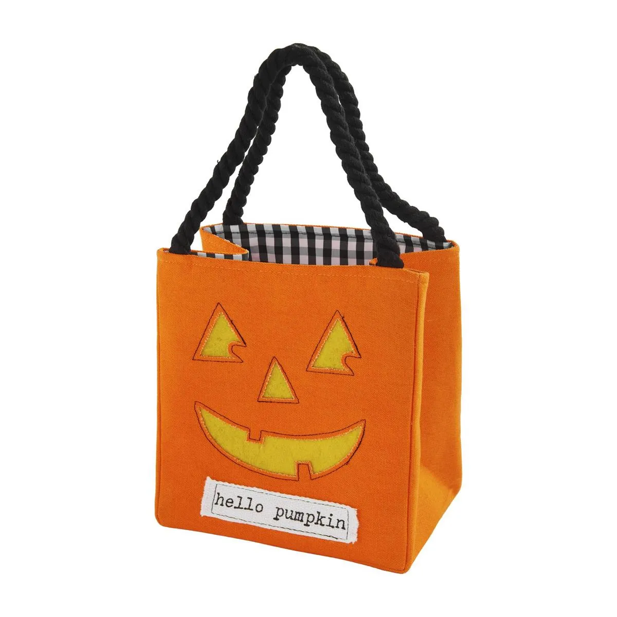 Pumpkin  Light Up Candy Bag