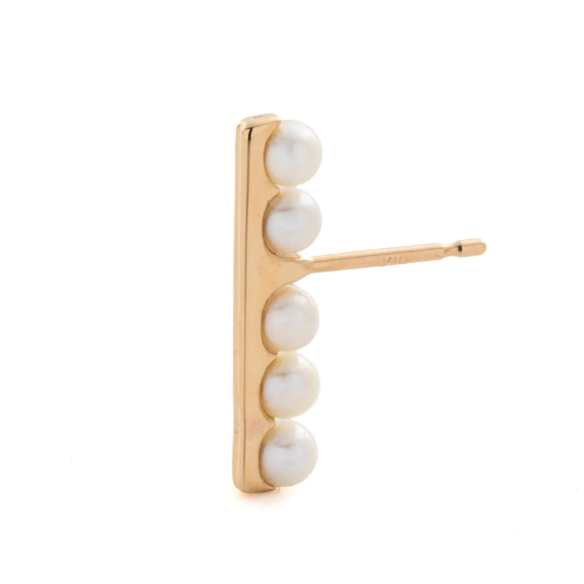 "Beluga" Pearl Earring