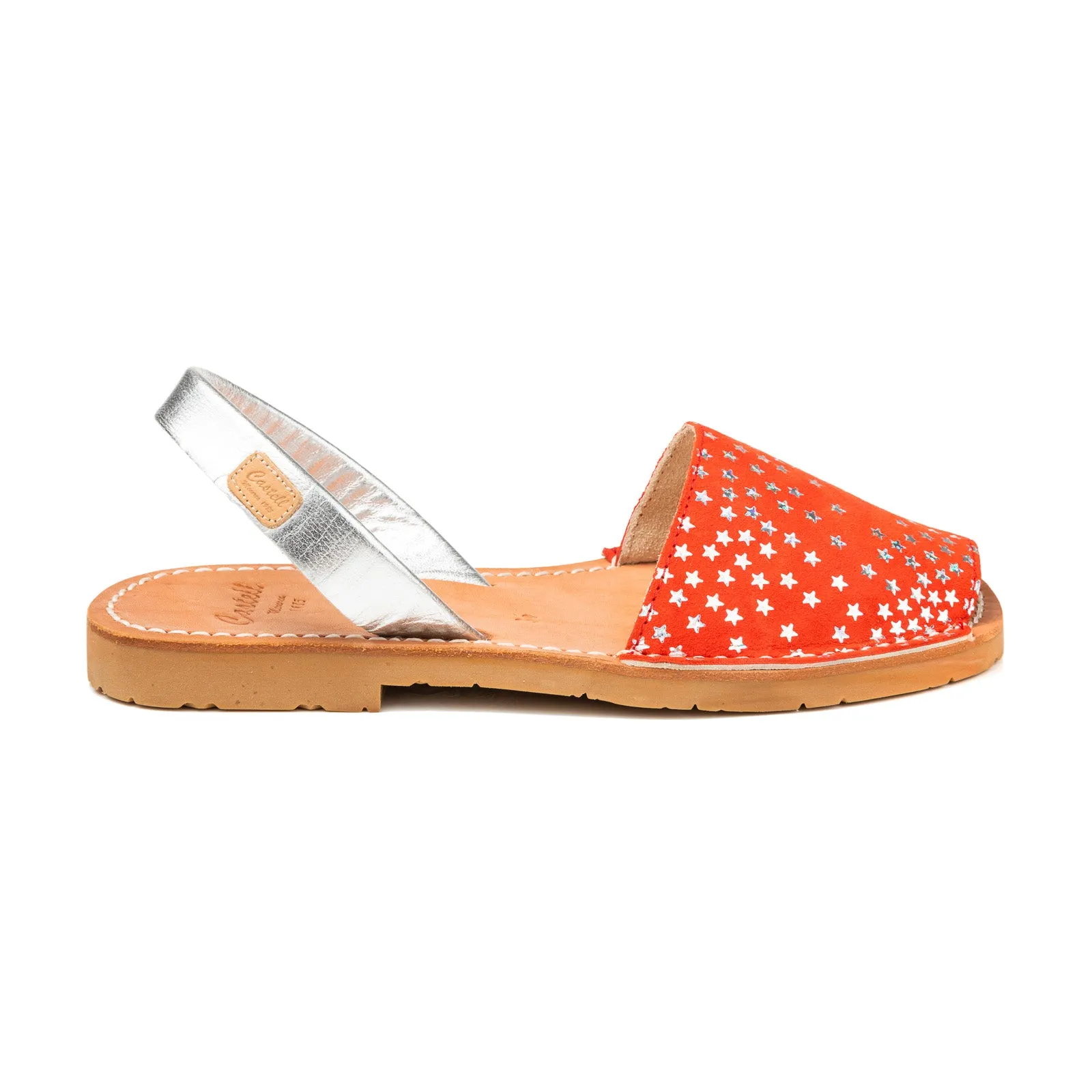 Renewed Leather Open Toe Menorcan Sandal For Women - Iker 1097