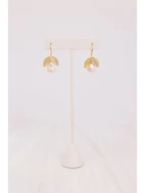 Rosalind Pearl Drop Earring - Gold