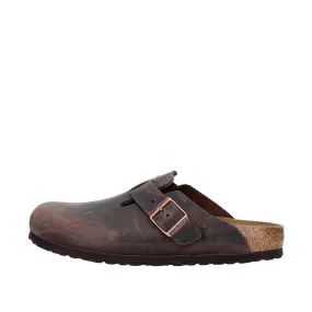 Sabot Birkenstock Boston Oiled Leather Marrone