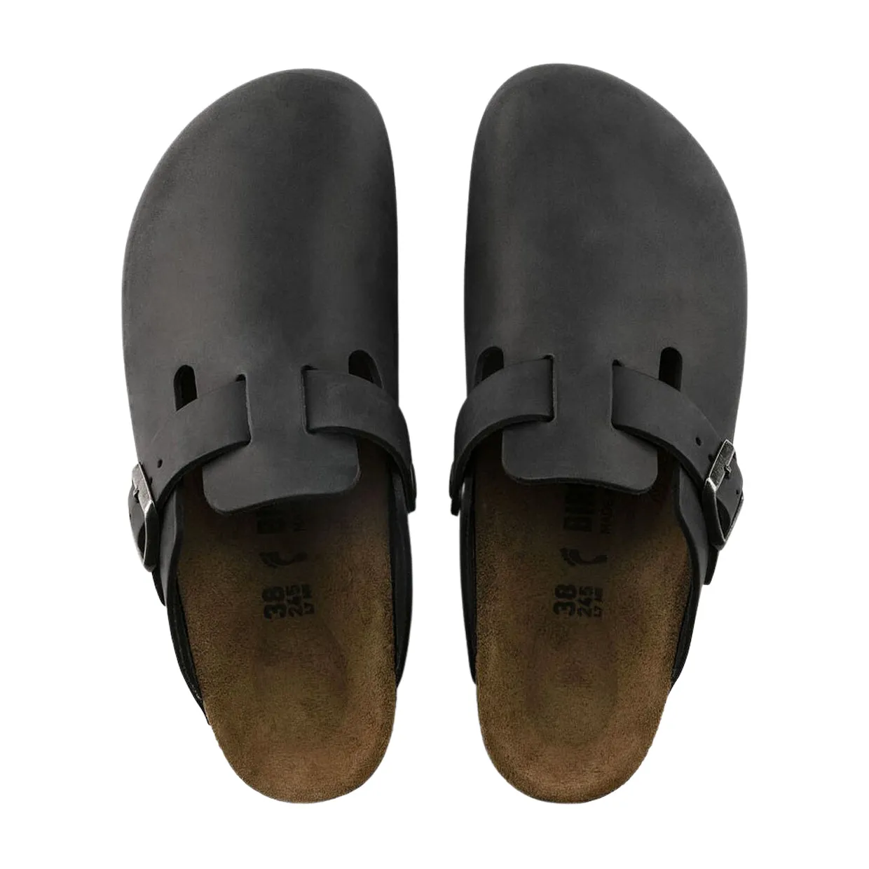 Sabot Birkenstock Boston Oiled Leather Nero