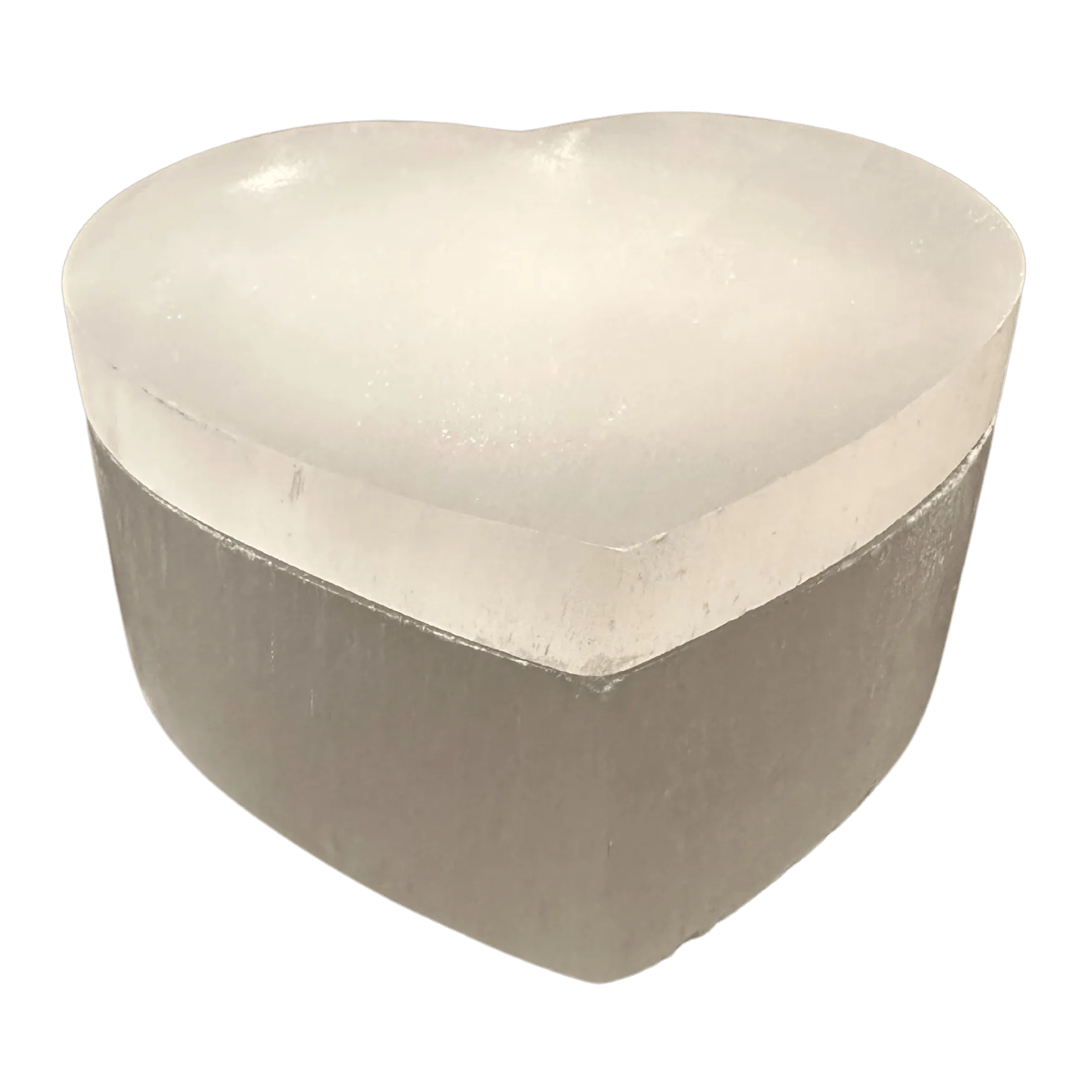 Selenite Heart Box