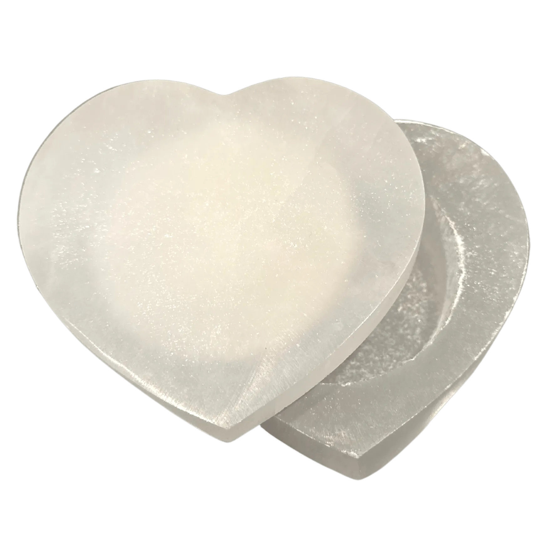 Selenite Heart Box