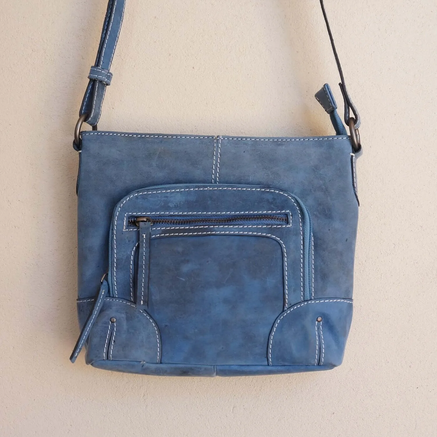 Stella Crossbody Bag, BLUE - KALGHI