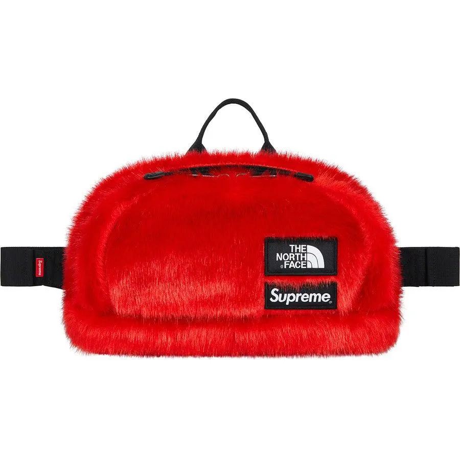 Supreme/The North Face Faux Fur Waist Bag (Red)