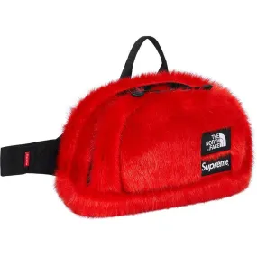 Supreme/The North Face Faux Fur Waist Bag (Red)