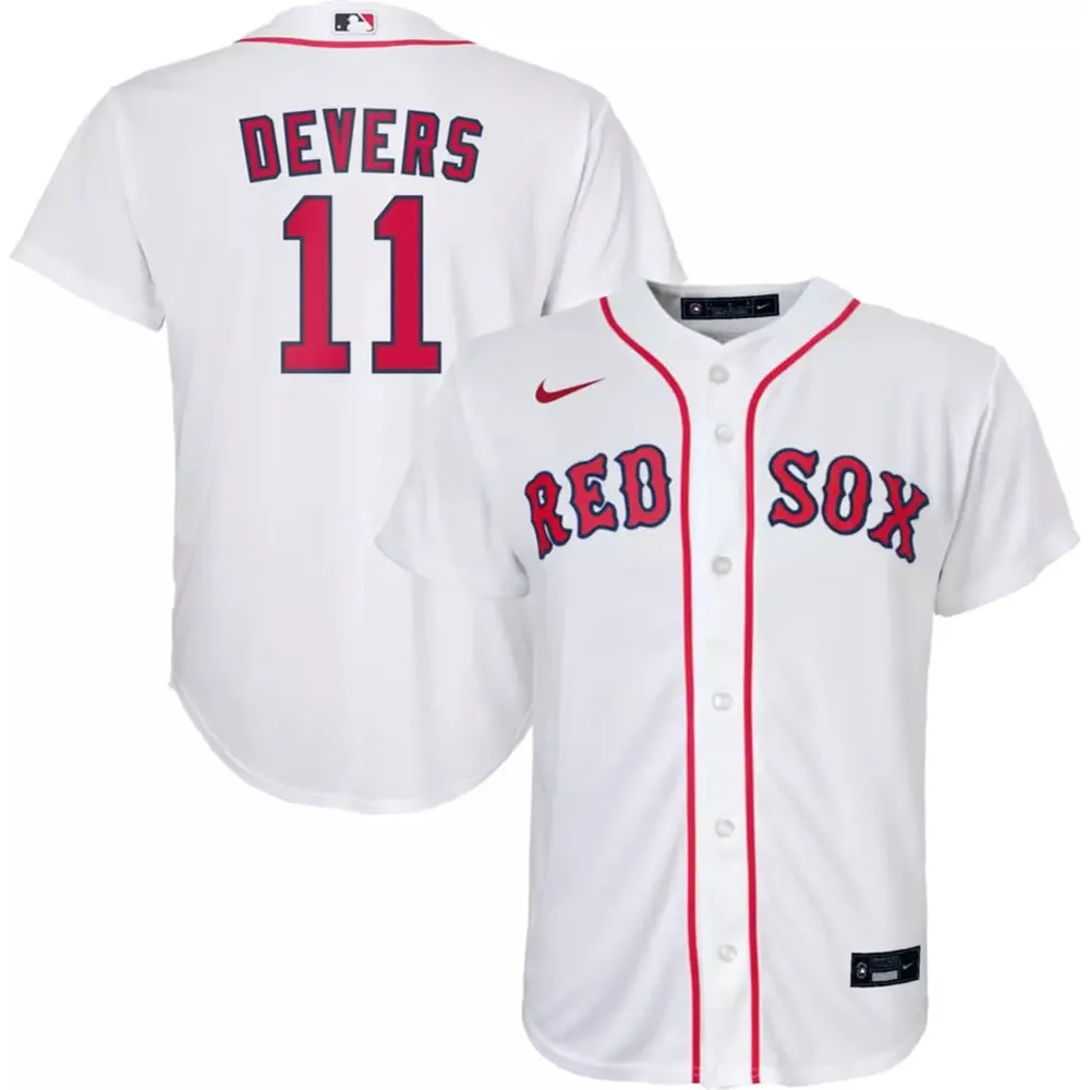 Youth Boston Red Sox Rafael Devers Cool Base Replica Jersey White